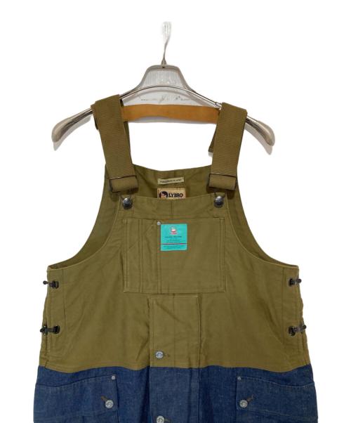 NIGEL CABOURN（ナイジェルケーボン）NIGEL CABOURN (ナイジェルケーボン) ジャパニーズデニムモールスキンオーバーオール　8039-13-50530 カーキ サイズ:50の古着・服飾アイテム