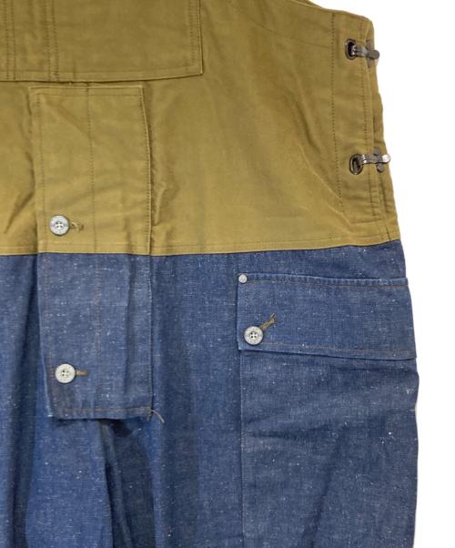NIGEL CABOURN（ナイジェルケーボン）NIGEL CABOURN (ナイジェルケーボン) ジャパニーズデニムモールスキンオーバーオール　8039-13-50530 カーキ サイズ:50の古着・服飾アイテム