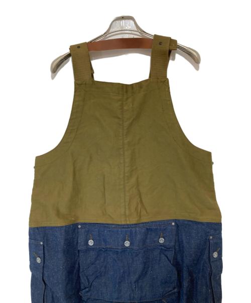 NIGEL CABOURN（ナイジェルケーボン）NIGEL CABOURN (ナイジェルケーボン) ジャパニーズデニムモールスキンオーバーオール　8039-13-50530 カーキ サイズ:50の古着・服飾アイテム