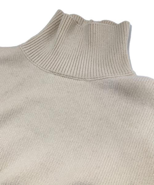 JIL SANDER（ジルサンダー）JIL SANDER (ジルサンダー) タートルネックニット JSMT752039 ベージュ サイズ:50の古着・服飾アイテム