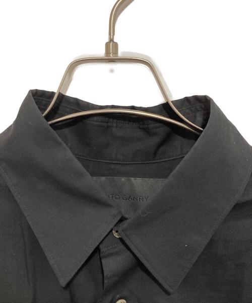 FUMITO GANRYU（フミトガンリュウ）FUMITO GANRYU (フミトガンリュウ) PLEATED SHIRT ブラック サイズ:３の古着・服飾アイテム