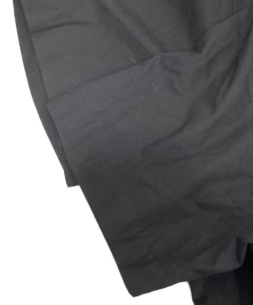 FUMITO GANRYU（フミトガンリュウ）FUMITO GANRYU (フミトガンリュウ) PLEATED SHIRT ブラック サイズ:３の古着・服飾アイテム