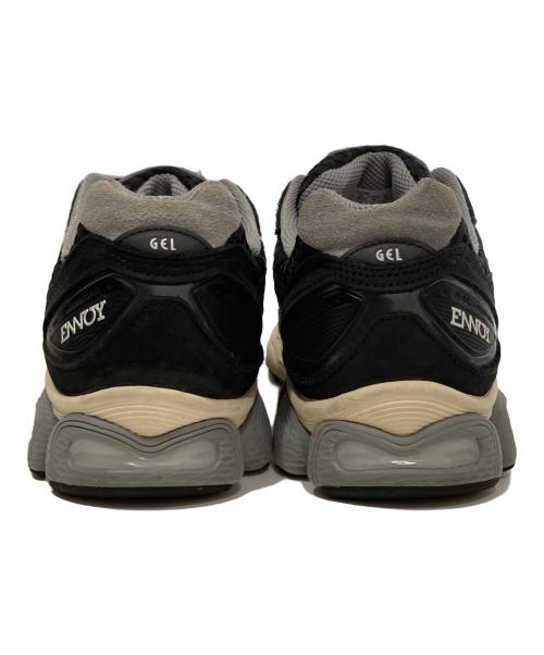 asics（アシックス）asics (アシックス) ENNOY (エンノイ) GEL-NIMBUS 9　ゲルニンバス　コラボスニーカー　F621223 ブラック サイズ:28の古着・服飾アイテム