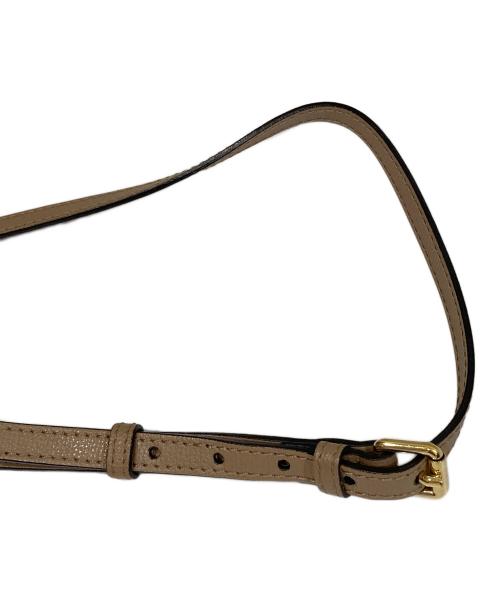 BURBERRY（バーバリー）BURBERRY (バーバリー) Lorne Haymarket Small Leather Tote Bag　ローンヘイマーケット スモールレザートートバッグ ベージュの古着・服飾アイテム