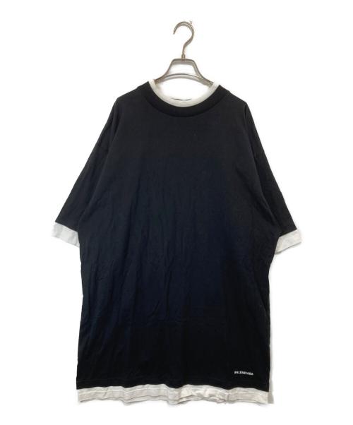 BALENCIAGA（バレンシアガ）BALENCIAGA (バレンシアガ) レイヤードビッグＴシャツ　644693 ブラック サイズ:Sの古着・服飾アイテム