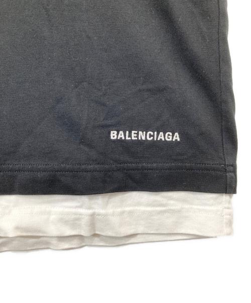 BALENCIAGA（バレンシアガ）BALENCIAGA (バレンシアガ) レイヤードビッグＴシャツ　644693 ブラック サイズ:Sの古着・服飾アイテム
