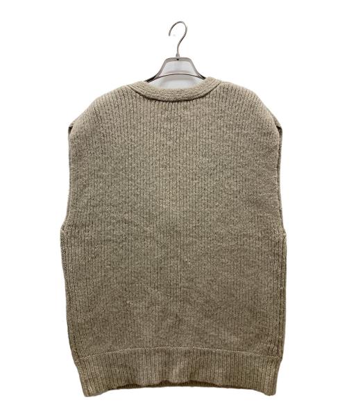 AKTE（アクテ）AKTE (アクテ) ニットベスト ベージュ サイズ:Fの古着・服飾アイテム