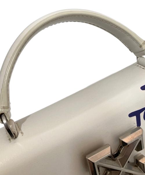 OFFWHITE（オフホワイト）OFFWHITE (オフホワイト) Jitney  ターンロック ショルダーバッグ　ペイント　アート ホワイトの古着・服飾アイテム