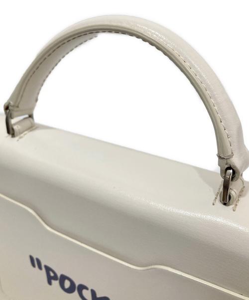 OFFWHITE（オフホワイト）OFFWHITE (オフホワイト) Jitney  ターンロック ショルダーバッグ　ペイント　アート ホワイトの古着・服飾アイテム