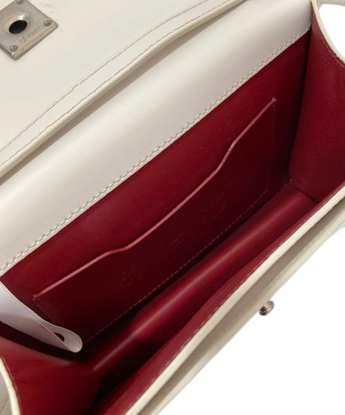 OFFWHITE（オフホワイト）OFFWHITE (オフホワイト) Jitney  ターンロック ショルダーバッグ　ペイント　アート ホワイトの古着・服飾アイテム