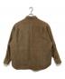 Blanc YM (ブランワイエム) 24AW Goat Suede Wide Shirt Beige（ゴートスエードワイドシャツ）　BL-24A-GSWS ベージュ サイズ:L：35000円