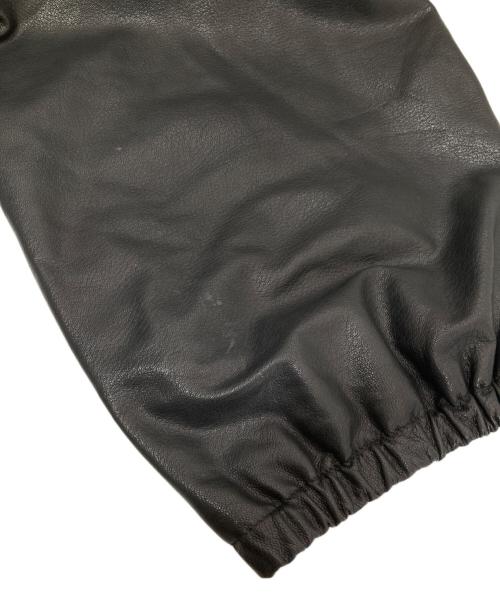 barbell object（バーベルオブジェクト）barbell object (バーベルオブジェクト) JOHN (ジョン) JOHN別注 goatskin training pants（ゴートスキン トレーニングパンツ）/ レザーパンツ　bo-04exjn01 ブラック サイズ:3の古着・服飾アイテム