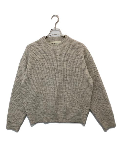 THE SHINZONE（ザ シンゾーン）THE SHINZONE (ザ シンゾーン) 25AW ELBOW PATCH KNIT PULLOVER（エルボーパッチニットプルオーバー） / カシミヤ混 クルーネックニット　25AMSNI02 ベージュ サイズ:FOの古着・服飾アイテム