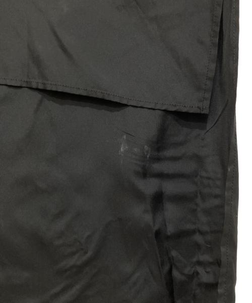 Yohji Yamamoto pour homme（ヨウジヤマモト プールオム）Yohji Yamamoto pour homme (ヨウジヤマモト プールオム) Cupro Staff Shirt（キュプラスタッフロングシャツ）HW-B08-212 ブラック サイズ:3の古着・服飾アイテム