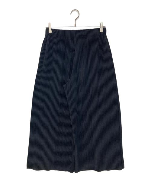 HOMME PLISSE ISSEY MIYAKE（オム プリッセ イッセイ ミヤケ）HOMME PLISSE ISSEY MIYAKE (オム プリッセ イッセイ ミヤケ) プリーツワイドパンツ　HP13JF129 ブラック サイズ:1の古着・服飾アイテム