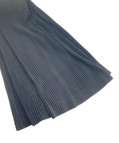 HOMME PLISSE ISSEY MIYAKE（オム プリッセ イッセイ ミヤケ）HOMME PLISSE ISSEY MIYAKE (オム プリッセ イッセイ ミヤケ) プリーツワイドパンツ　HP13JF129 ブラック サイズ:1の古着・服飾アイテム