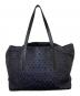 JIMMY CHOO (ジミーチュウ) PIMLICO スターエンボス スモールトートバッグ　レザーバッグ ネイビー：33000円