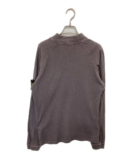 STONE ISLAND（ストーンアイランド）STONE ISLAND (ストーンアイランド) ワッペン付モックネックカットソー　651523438 グレー サイズ:Sの古着・服飾アイテム