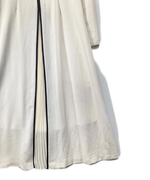 anuans（アニュアンス）anuans (アニュアンス) BI-COLOR PIPING ONE PIECE 1523530473-0 ホワイト サイズ:SIZE Freeの古着・服飾アイテム