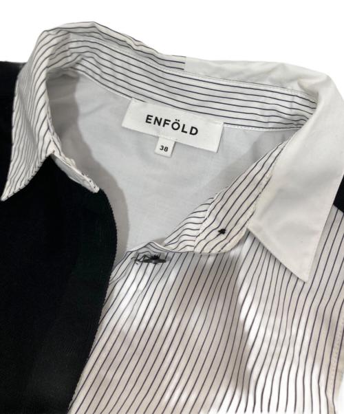 ENFOLD（エンフォルド）ENFOLD (エンフォルド) KNIT CARDIGAN SHIRT（ニットカーディガンシャツ） 300HS270-0320 サイズ:38の古着・服飾アイテム