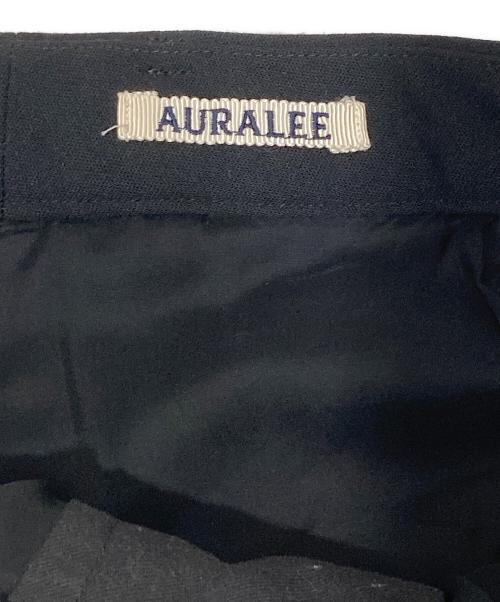 AURALEE（オーラリー）AURALEE (オーラリー) TENSE WOOL DOUBLE CLOTH SLACKS　テンス ウール ダブルクロス スラックス　A23AS01WP ブラック サイズ:1の古着・服飾アイテム