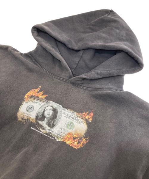 SAINT MICHAEL（セントマイケル）SAINT MICHAEL (セントマイケル) PTP HOODIE / BRND MONEY 24SS SM-YS8-0000-C51 グレー サイズ:Lの古着・服飾アイテム