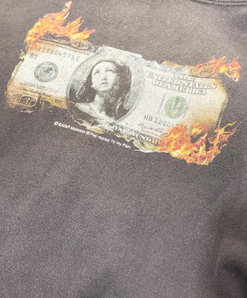 SAINT MICHAEL（セントマイケル）SAINT MICHAEL (セントマイケル) PTP HOODIE / BRND MONEY 24SS SM-YS8-0000-C51 グレー サイズ:Lの古着・服飾アイテム