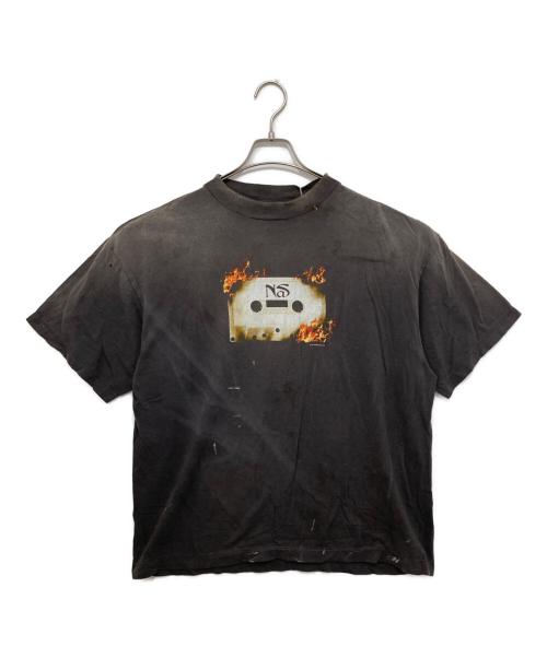 SAINT MICHAEL（セントマイケル）SAINT MICHAEL (セントマイケル) NAS SS TEE/ナズ SS TEE/SM-HR1-0000-C20 ブラック サイズ:Lの古着・服飾アイテム