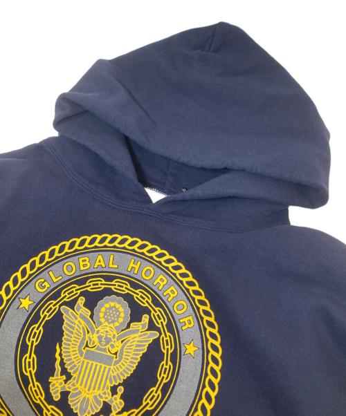 SAINT MICHAEL（セントマイケル）SAINT MICHAEL (セントマイケル) SAINT HOODIE 25AW  ネイビー サイズ:Mの古着・服飾アイテム