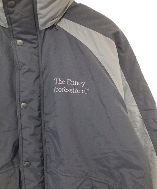 The Ennoy Professional（ザ エンノイ プロフェッショナル）The Ennoy Professional PADDED NYLON BENCH COAT(パデッドナイロンベンチコート) 25AW スタイリスト私物 AW25BRENJK06LP ブラック サイズ:Lの古着・服飾アイテム