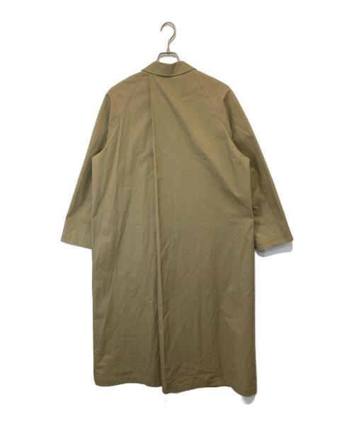 ATON（エイトン）ATON (エイトン) ORGANIC COTTON TWILL | BALMACAAN COAT(バルマカーンコート) 25SS 	8003586 ベージュ サイズ:02の古着・服飾アイテム