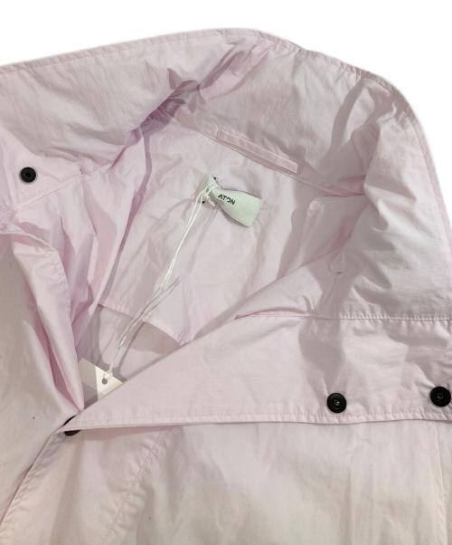 ATON（エイトン）ATON (エイトン) 25SS TRAVEL NYLON | GAS COAT（トラベルナイロンガスコート）　8003942 ピンク サイズ:02の古着・服飾アイテム
