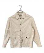 DROLE DE MONSIEURドロール ド ムッシュ）の古着「Spick and Span　La Surchemise Corduroy（ラ・シュールシュミーズ コーデュロイ）/ コーデュロイ シャツジャケット　高輪+WEB限定  25011210002330」｜アイボリー