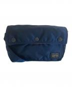 PORTERポーター）の古着「TANKER ENVELOPE BAG（タンカー エンベロープバッグ アイアンブルー）/ ナイロンショルダーバッグ　622-26111」｜アイアンブルー
