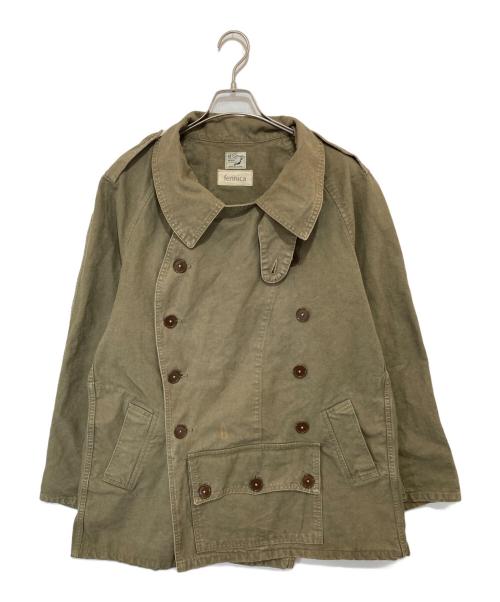 orSlow（オアスロウ）orSlow (オアスロウ) fennica (フェニカ) Paris-Stockholm Moto ジャケット カーキ サイズ:3の古着・服飾アイテム
