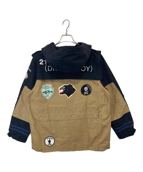 NEIGHBORHOOD（ネイバーフッド）NEIGHBORHOOD (ネイバーフッド) MP/EC-JKT マウンテンパーカー　181SZNH-JKM01 ブラック×ベージュ サイズ:Mの古着・服飾アイテム