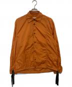 MARNIマルニ）の古着「ナイロンジャケット　シャツジャケット　NYLON SHIRTS JACKET　M05DL0065」｜オレンジ