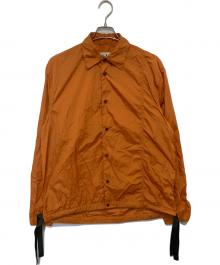 MARNI（マルニ）の古着「ナイロンジャケット　シャツジャケット　NYLON SHIRTS JACKET　M05DL0065」｜オレンジ