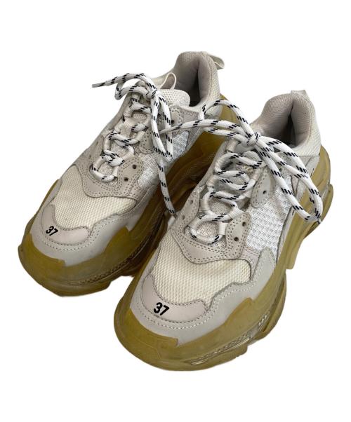 BALENCIAGA（バレンシアガ）BALENCIAGA (バレンシアガ) トリプルS　ダッドスニーカー 544351 ホワイト サイズ:37の古着・服飾アイテム