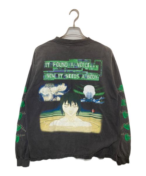 SAINT MICHAEL（セントマイケル）SAINT MICHAEL (セントマイケル) GS LS TEE GITS BLACK  GHOST IN THE SHELL 攻殻機動隊 SM-YS1-0000-C33 グレー サイズ:Lの古着・服飾アイテム