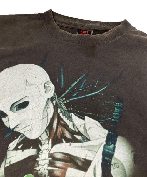 SAINT MICHAEL（セントマイケル）SAINT MICHAEL (セントマイケル) GS LS TEE GITS BLACK  GHOST IN THE SHELL 攻殻機動隊 SM-YS1-0000-C33 グレー サイズ:Lの古着・服飾アイテム