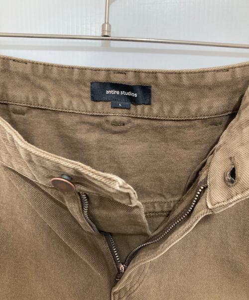 entire studios（エンタイアスタジオ）entire studios (エンタイアスタジオ) D-SHORTS / MILITARY STONE ショートミリタリーストーン ブラウン サイズ:Lの古着・服飾アイテム