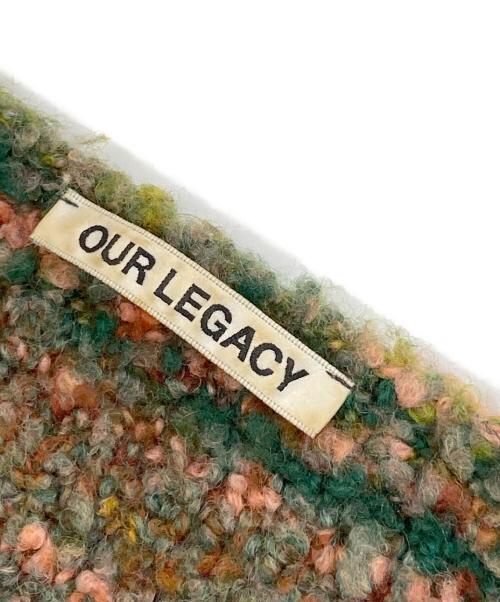 OUR LEGACY（アワーレガシー）OUR LEGACY (アワーレガシー) POPOVER ROUNDNECK KNIT（ポップオーバー ラウンドネックニット） / マルチボーダーニット　M4193PR グリーン サイズ:48の古着・服飾アイテム