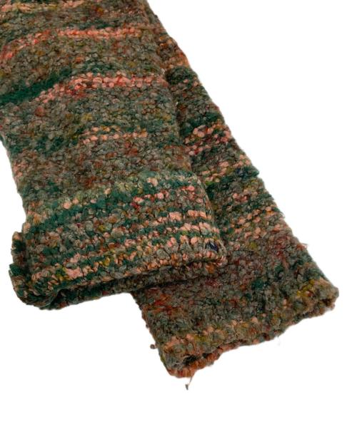 OUR LEGACY（アワーレガシー）OUR LEGACY (アワーレガシー) POPOVER ROUNDNECK KNIT（ポップオーバー ラウンドネックニット） / マルチボーダーニット　M4193PR グリーン サイズ:48の古着・服飾アイテム