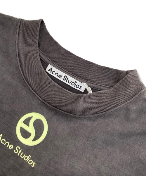 Acne studios（アクネ ストゥディオス）Acne studios (アクネ ストゥディオス) ロゴTシャツ　FN-UX-TSHI000134/CL0349 グレー サイズ:Sの古着・服飾アイテム