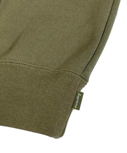 SUPREME（シュプリーム）SUPREME (シュプリーム) 23FW Satin Applique Hooded Sweatshirt（サテンアップリケ フーデッドスウェットシャツ）/ パーカー グリーン サイズ:Mの古着・服飾アイテム