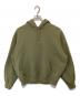 SUPREME（シュプリーム）の古着「23FW Satin Applique Hooded Sweatshirt（サテンアップリケ フーデッドスウェットシャツ）/ パーカー」｜グリーン