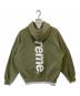 SUPREME (シュプリーム) 23FW Satin Applique Hooded Sweatshirt（サテンアップリケ フーデッドスウェットシャツ）/ パーカー グリーン サイズ:M：18000円