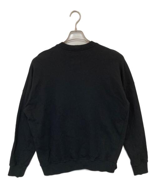 RICK OWENS（リックオウエンス）RICK OWENS (リックオウエンス) Champion (チャンピオン) エンブロイダリーロゴスウェット　コラボトレーナー　12-1-22134 ブラック サイズ:Mの古着・服飾アイテム