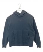 Acne studiosアクネ ストゥディオズ）の古着「ロゴプリントフーディー FN-MN-SWEA000261」｜ブラック